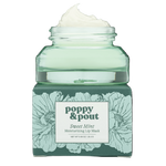 Sweet Mint lip mask green glass jar on box, 1 of 4