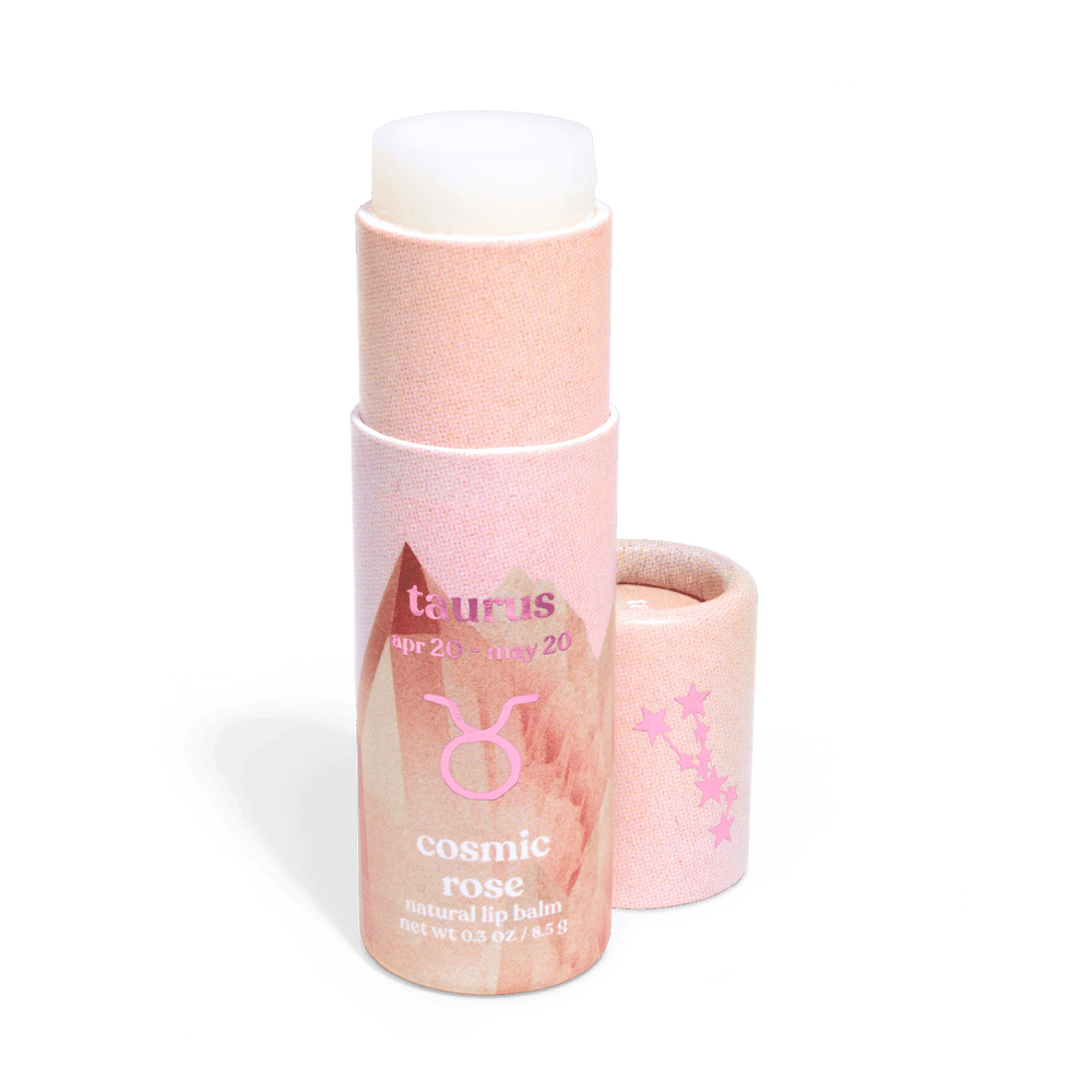 Lip Balm, Zodiac, Taurus Cosmic Rose