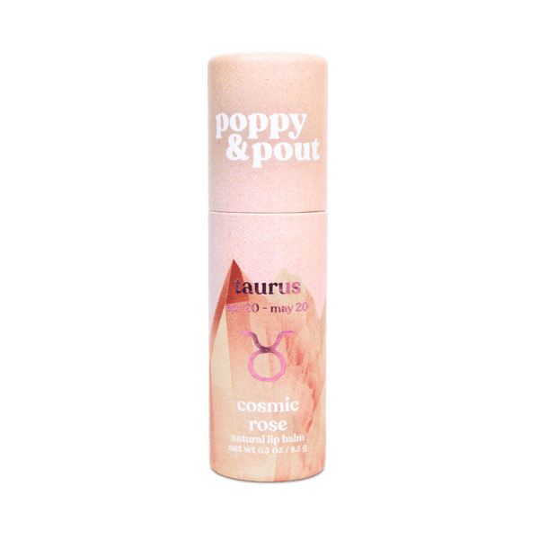 Lip Balm, Zodiac, Taurus Cosmic Rose