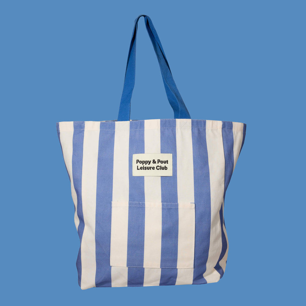 Retro Refreshers Tote Bag, Blue