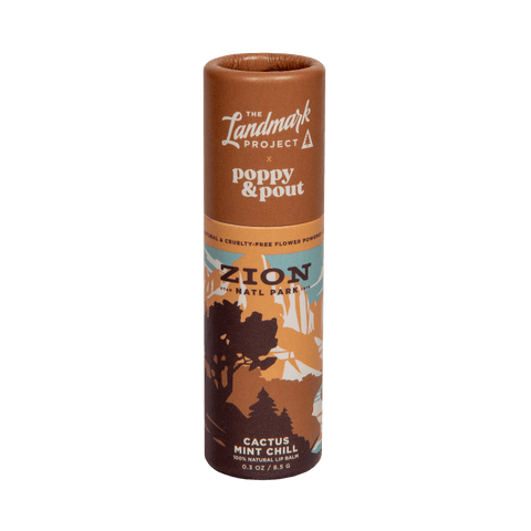 The Landmark Project, Lip Balm, Zion Cactus Mint Chill – Poppy & Pout