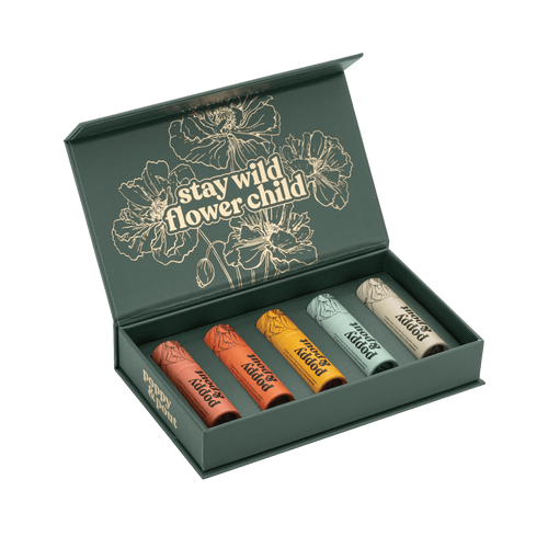 Gift Box, Lip Balm 5-Pack - Poppy & Pout