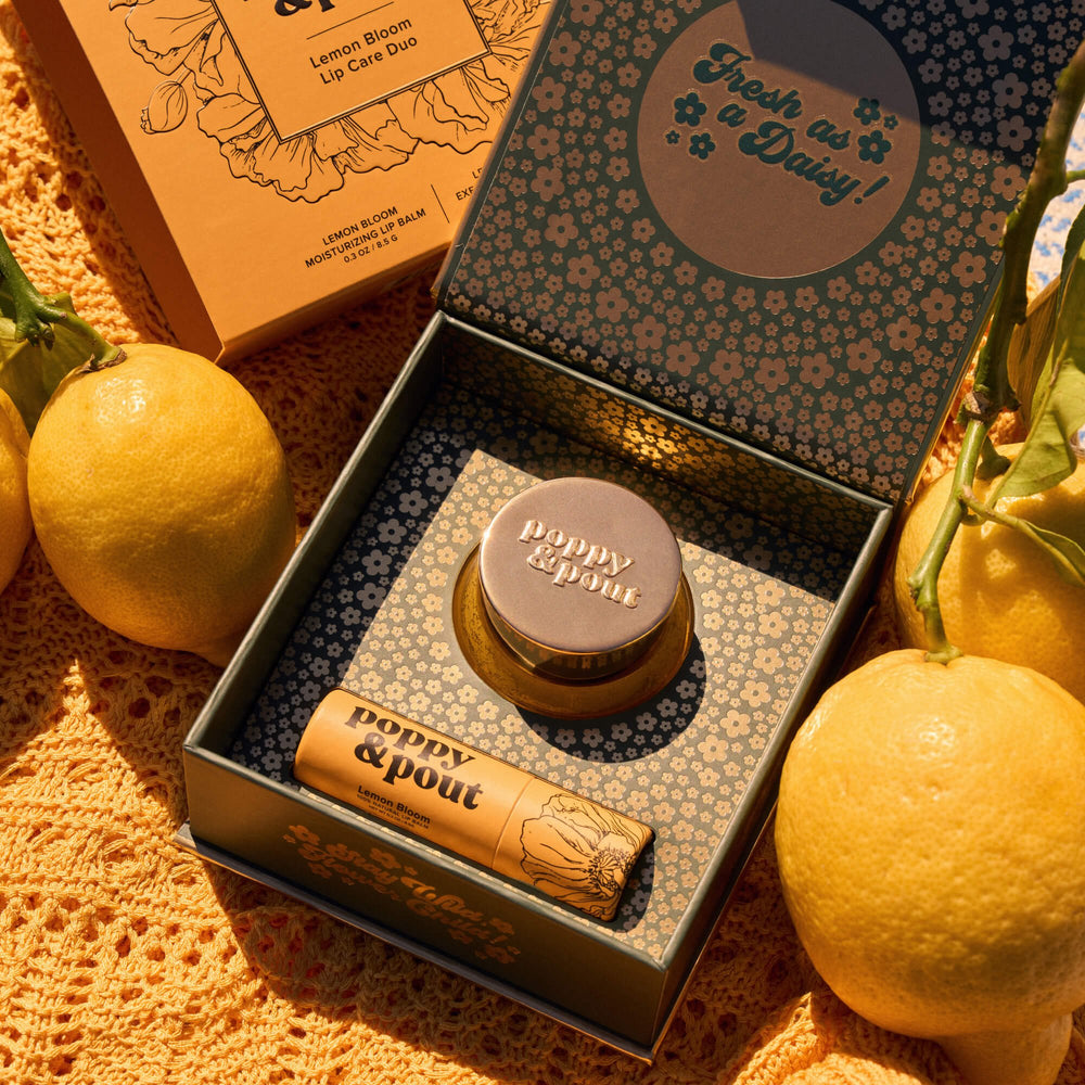 Gift Set, Lip Care Duo, Lemon Bloom