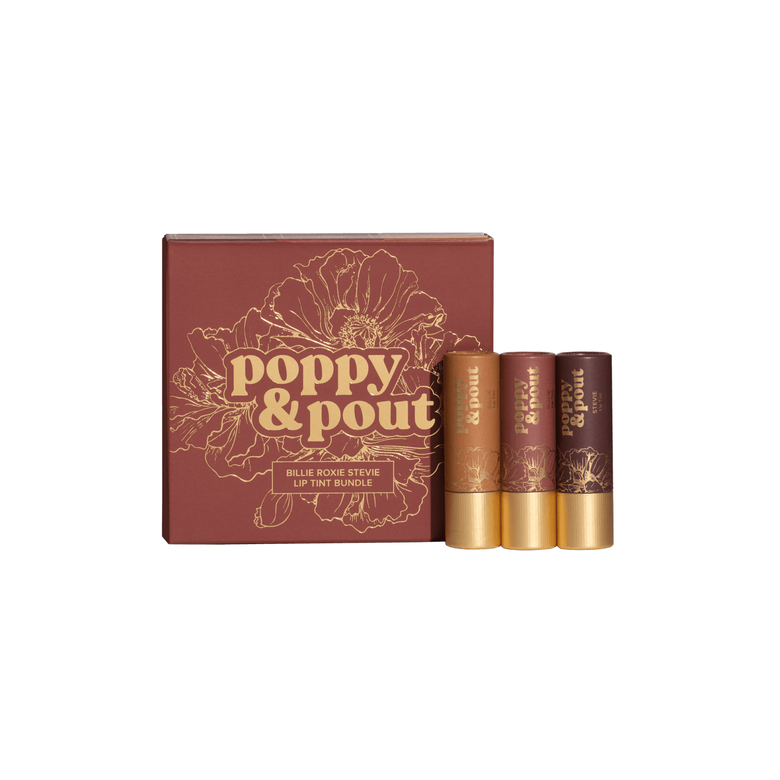 Gift Set, Lip Tint 3-Pack, Dark Shades - Poppy & Pout