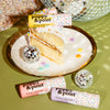 Poppy & Pout Yellow Lip Balm on a Cake in Plate, 5 of 5