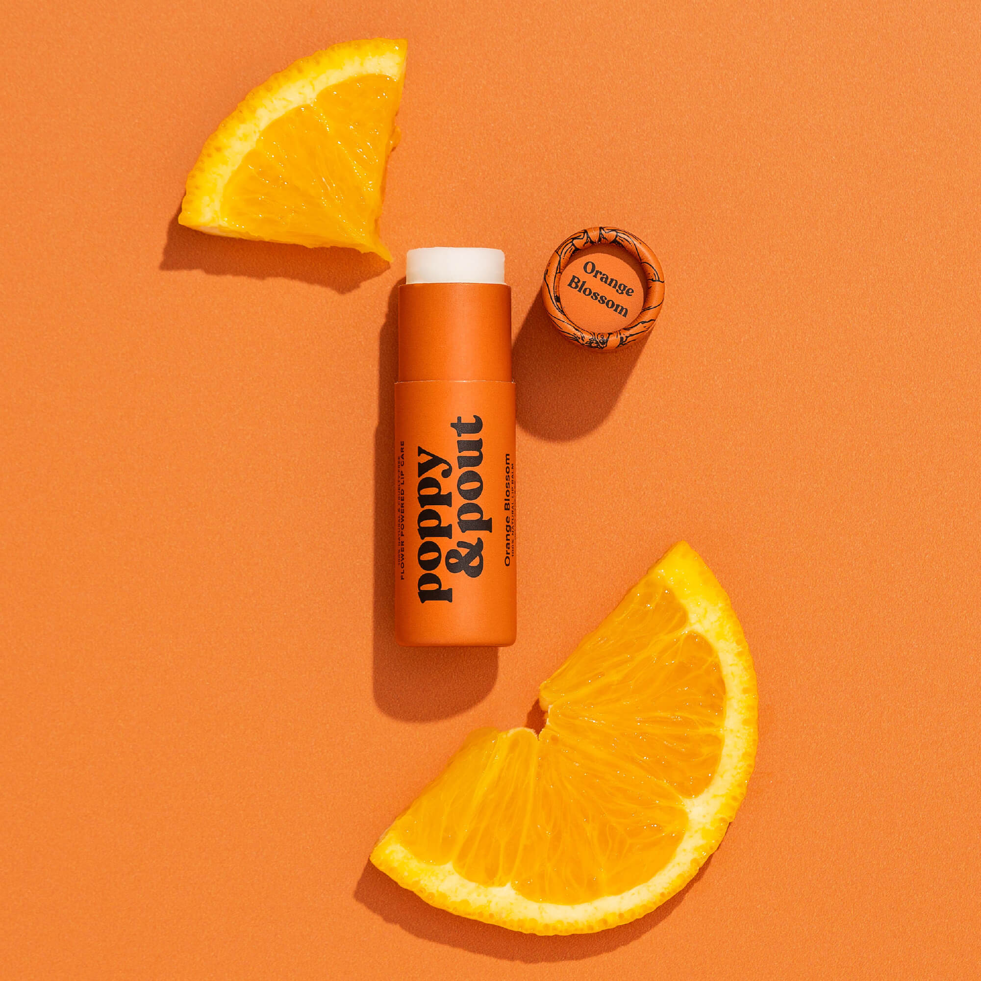 Lip Balm, Original, Orange Blossom - Poppy & Pout