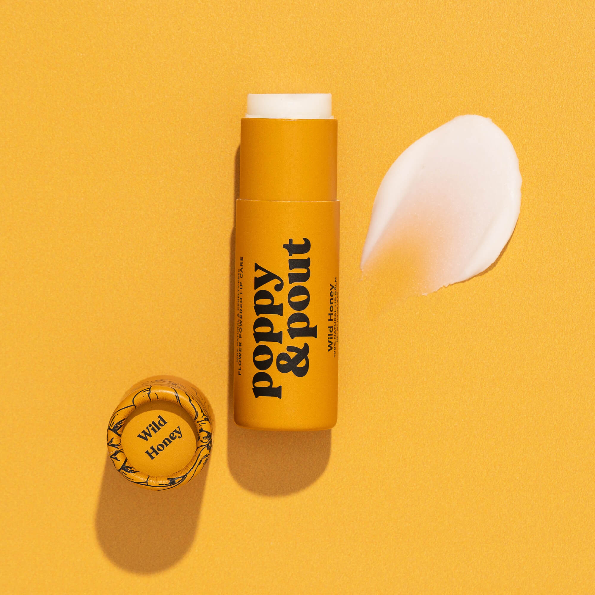 Lip Balm, Original, Wild Honey - Poppy & Pout