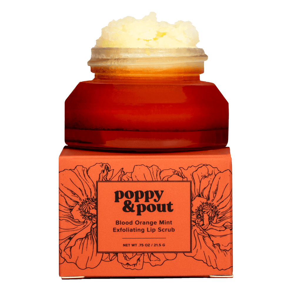 Lip Scrub, Original, Blood Orange Mint - Poppy & Pout