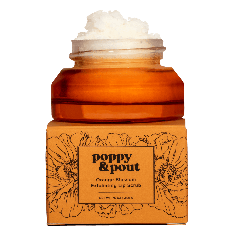 Orange Lip Scrub - Poppy & Pout