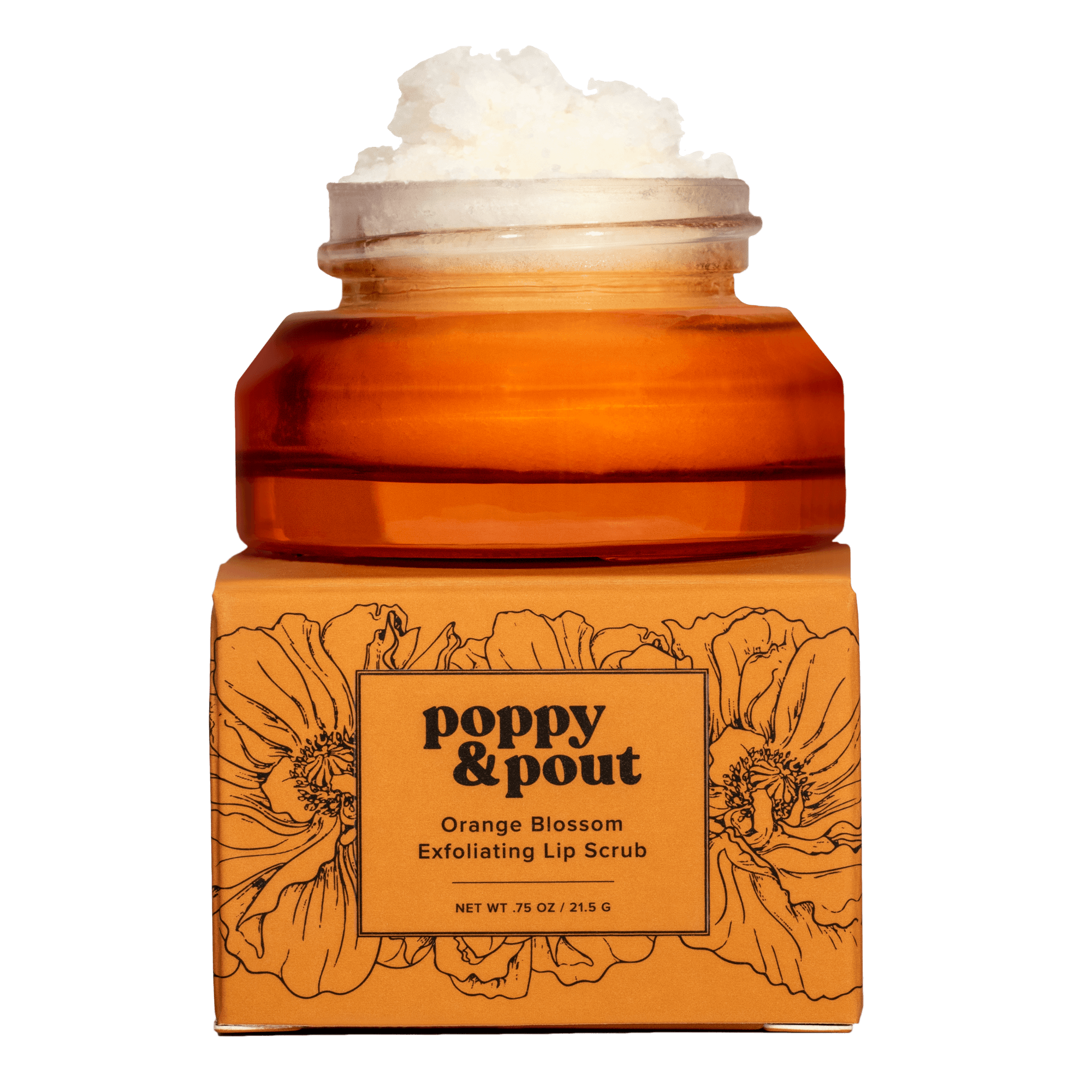 Lip Scrub, Original, Orange Blossom - Poppy & Pout