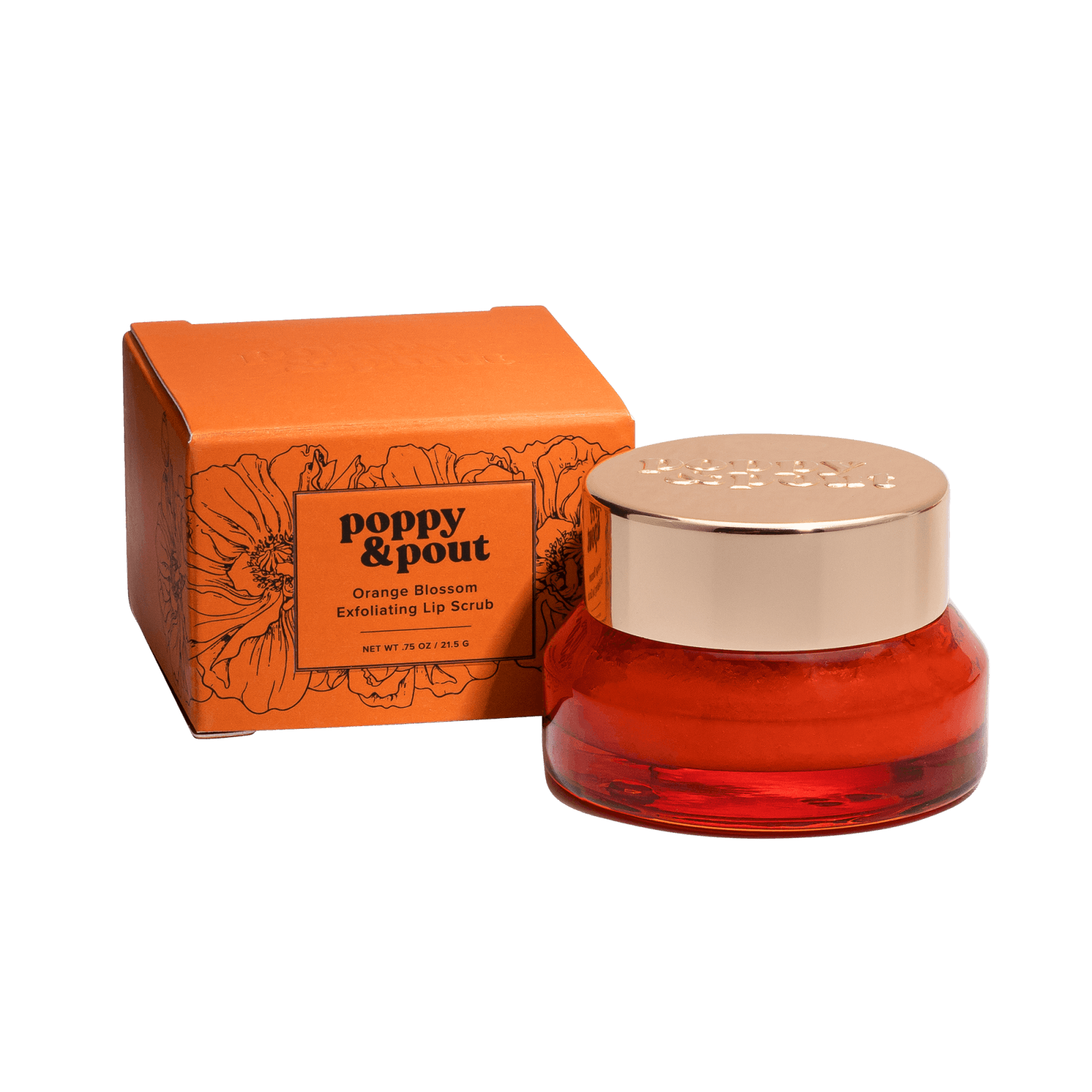 Lip Scrub, Original, Orange Blossom - Poppy & Pout