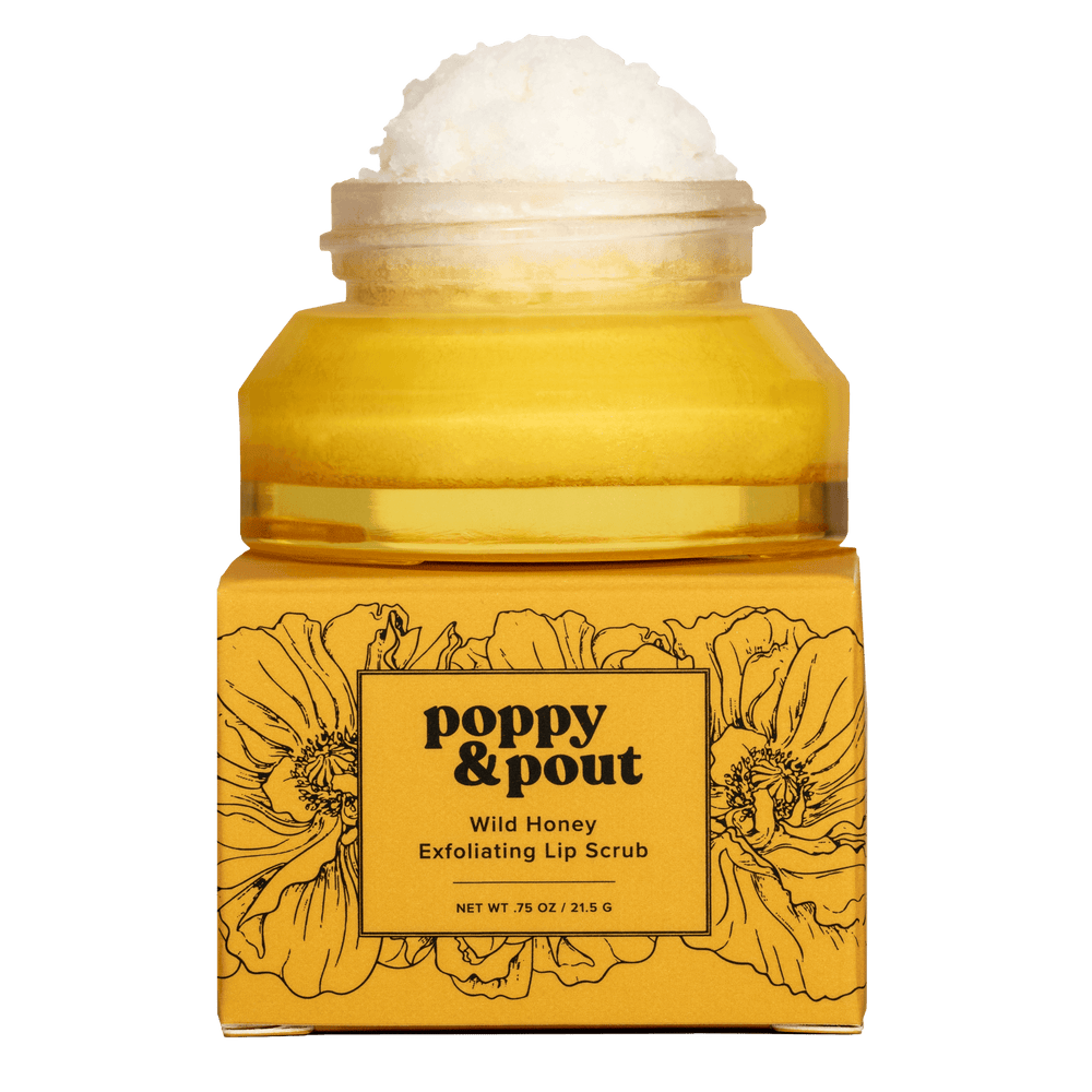 Lip Scrub, Original, Wild Honey - Poppy & Pout